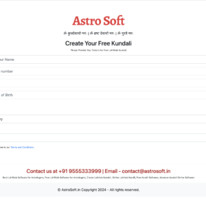 Lal Kitab Kundali Free Online Astrology Software